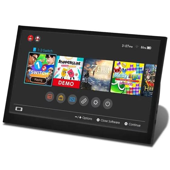 Monitor Portátil IPS 60Hz 11.6" HD+ Alta Qualidade Cor Preto USB 110v/220v + Suporte Menor preço em Monitor Portátil IPS 60Hz 11.6" HD+ Alta Qualidade Cor Preto USB 110v/220v + Suporte