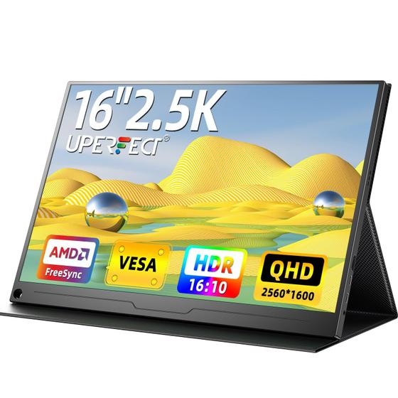Imagem de Monitor Portátil UPERFECT 16 Polegadas 2.5K QHD HDR FreeSync