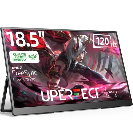 Imagem de Monitor portátil UPERFECT 18,5 polegadas 120 Hz 100% sRGB 1080P