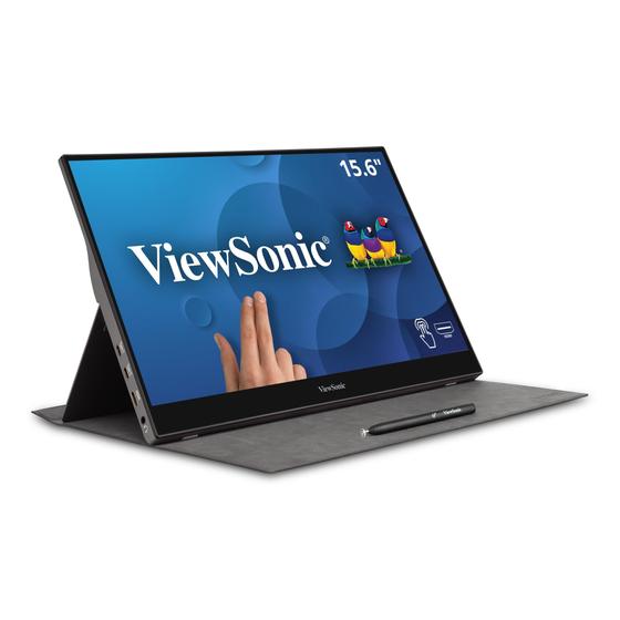 Imagem de Monitor Portátil ViewSonic TD1655 15,6" 1080p IPS com Tela Touchscreen