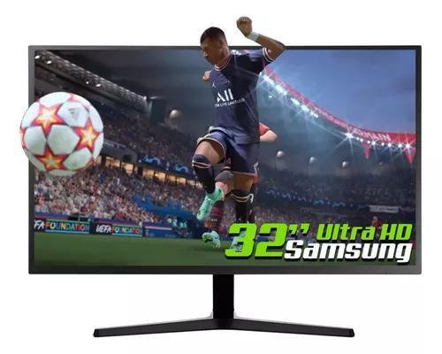 Imagem de Monitor Profissional Samsung 32 LED 4K UHD, 60Hz, 4ms, HDMI e DisplayPort, 138% sRGB, FreeSync - LU32J590UQLMZD