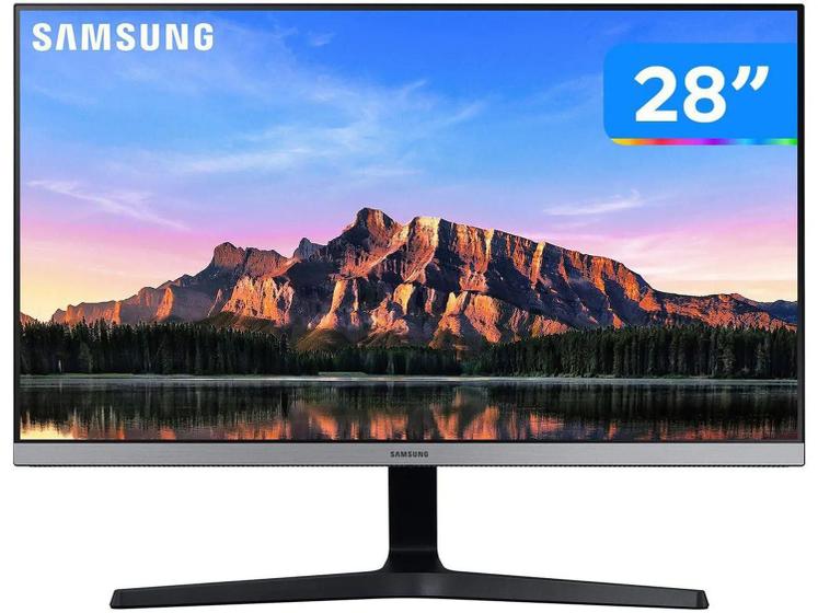 Imagem de Monitor Samsung Uhd 28" 4k, Hdmi, Display Port, Freesync, Preto, Série Ur550 - Lu28r550uqlmzd