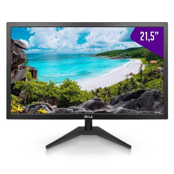 Imagem de Monitor Skul 21,5 Office Led 5Ms Hdmi+Vga - Sm2155Msy