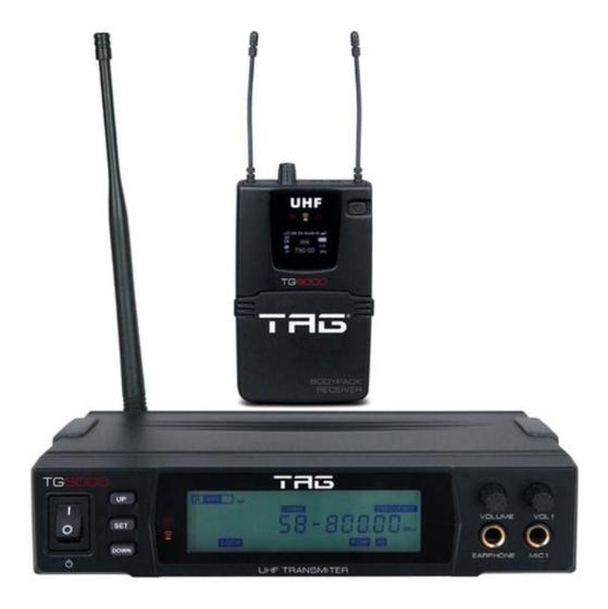 Imagem de Monitor Tag Sound Sem Fio Com Receptor Bodypack True Tg-9000