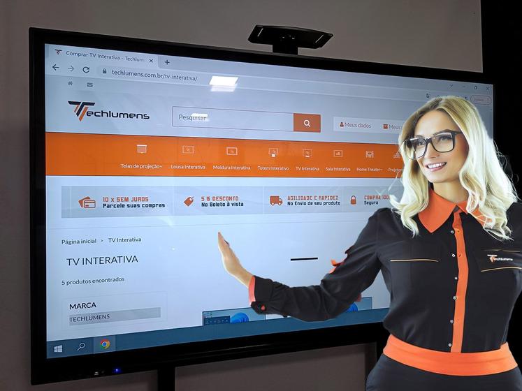Monitor Tela Interativa Touch 32" Menor preço em Monitor Tela Interativa Touch 32"