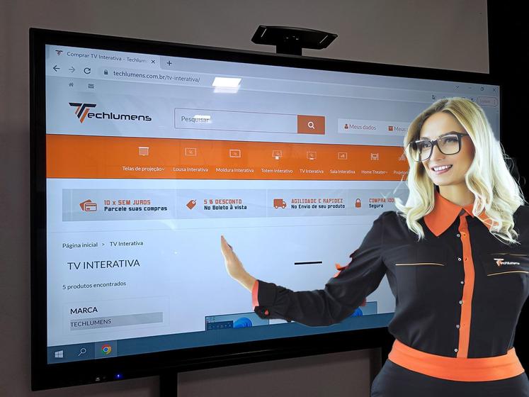 Imagem de Monitor Tela Interativa touch 75" 