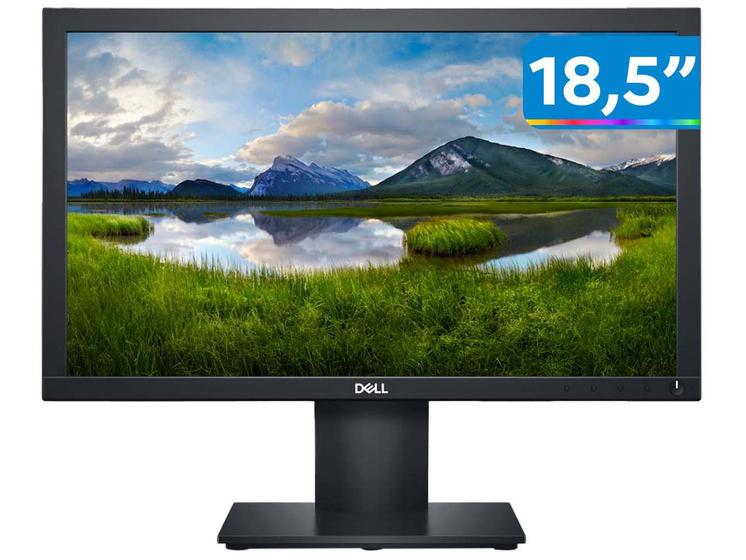 Monitor Widescreen Dell Serie E 18,5” HD Menor preço em Monitor Widescreen Dell Serie E 18,5” HD