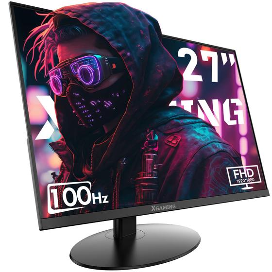 Imagem de Monitor XGaming de 27 polegadas 1080P, ultrafino, sem moldura, 100 Hz