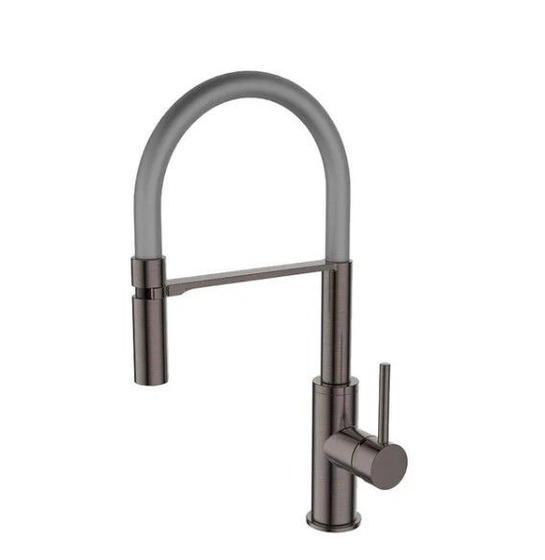 Imagem de Monocomando para Cozinha de Mesa Bica Flexivel - Suporte arco c/ Ima - Grey V-10645-291-QS WJ-2245-DB-CZ