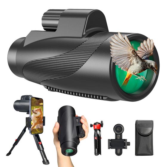 Imagem de Monocular Gosky 12x50 para adultos com prisma BAK4 e lente FMC