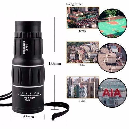 Monóculo Binoculo 8km Profissional Tático Luneta Telescópio Ampliação 16x Menor preço em Monóculo Binoculo 8km Profissional Tático Luneta Telescópio Ampliação 16x