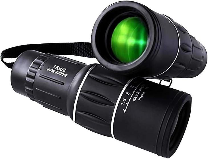 Monóculo Profissional Luneta 16x52 Até 8km - Luatek Imagem de Monóculo Profissional Luneta 16x52 Até 8km