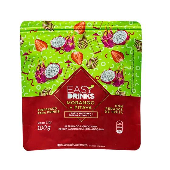 Imagem de Monodose easy frutas morango pitaya de 100g