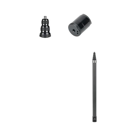 Imagem de Monopé Extensível de Fibra de Carbono (3m) - Selfie Stick e Tripé para Insta360 X3/X2