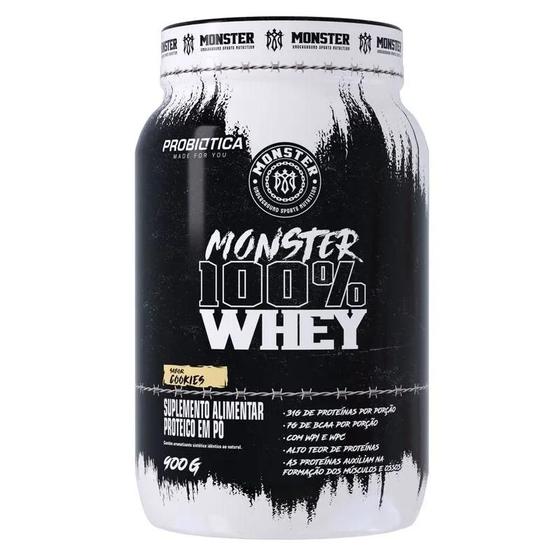 Imagem de Monster 100% Whey 900g - Probiótica