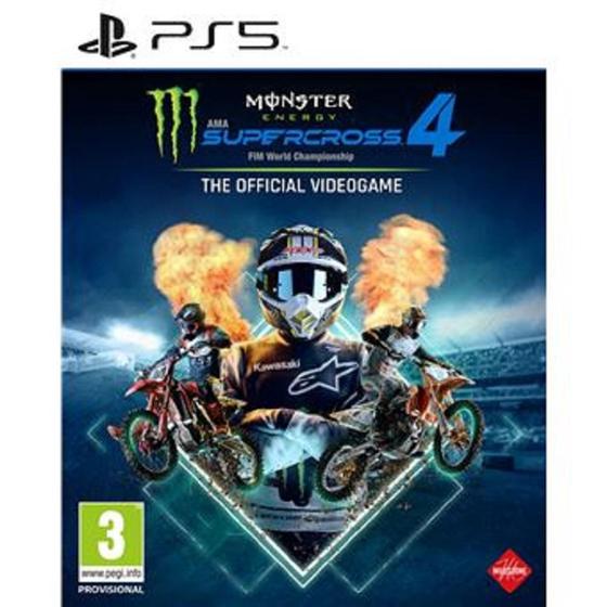 Jogo Monster Energy Supercross - The Official Videogame 4 - Playstation 5 - Milestone