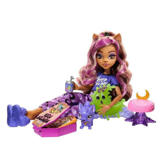 Monster High Boneca Festa Creepover Clawdeen - Mattel Menor preço em Monster High Boneca Festa Creepover Clawdeen - Mattel