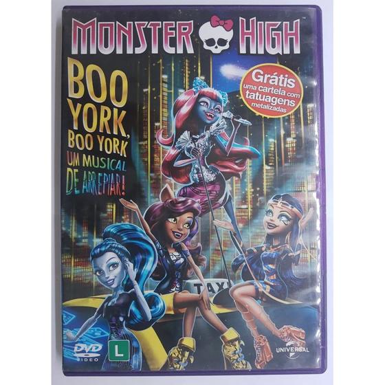 Imagem de Monster high boo york um musical de arrepiar dvd original lacrado