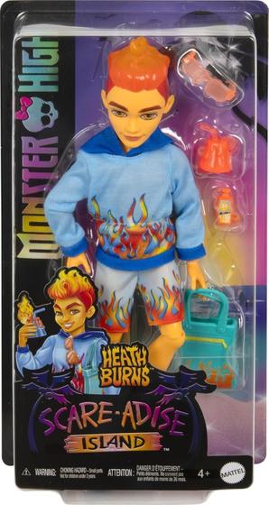 Imagem de Monster High Ilha Do Terror Boneco Heath Burns Mattel Hrp69