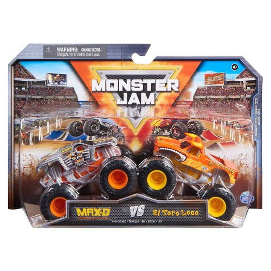 Imagem de Monster Jam 1:64 - 2 Carrinhos - Max-D e El Toro Loco