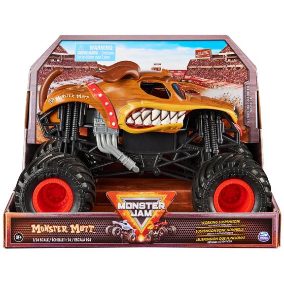 Imagem de Monster Truck Monster Jam Monster Mutt Dálmata 1:24 - Brinquedo em Escala 1:24