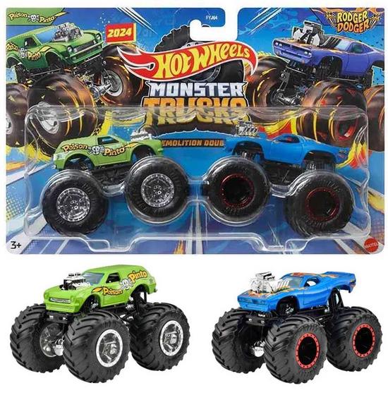 Imagem de Monster Trucks Pack c/2 Modelos 2024 Hot Wheels 1/64