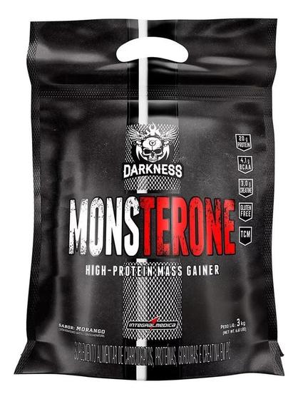 Imagem de Monsterone Integralmedica Darkness 3Kg Morango