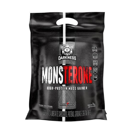 Monsterone massa darkness 3kg - integralmedica chocolate é boa?