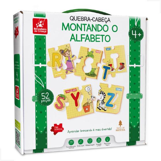 Montando o alfabeto 8436 brincadeira de crianca - Letras, Números e ...