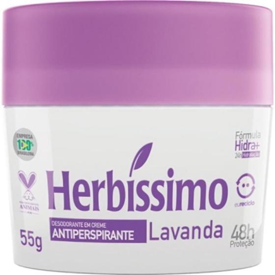 Imagem de Monte Seu KIT - Desodorante Creme Herbíssimo Lavanda  55g 