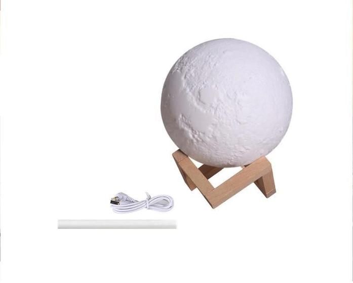 Imagem de Moon Lamp Humidifier Lua Humidificador 3D