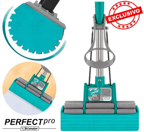 Mop Esfregão Pva Rodo Magico Absorvente Limpa Liquido Condor Menor preço em Mop Esfregão Pva Rodo Magico Absorvente Limpa Liquido Condor