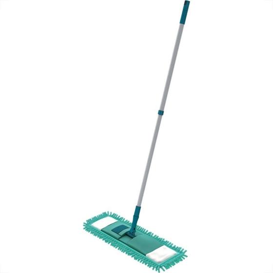 Imagem de Mop Flash Limp Flat Chenile Pano De Microfibra Com 1 Refil E Cabo Extensivel Para Limpeza Seca - Mop7633