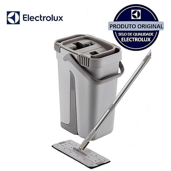 Mop Flat Lava e Seca com Refil Extra de Microfibra Electrolux ORIGINAL Menor preço em Mop Flat Lava e Seca com Refil Extra de Microfibra Electrolux ORIGINAL