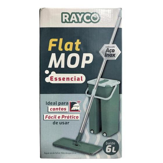 Imagem de Mop Flat Rayco com Balde 6 litros