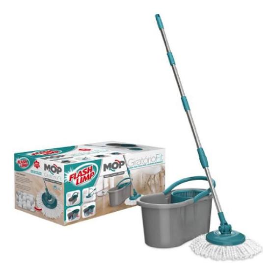 Mop Giratório Duas Águas Fit Esfregão Flash Limp - Flashlimp é boa?