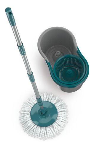 Imagem de Mop Girátorio Fit Esfregão C 3 Refil Microfibra - Flashlimp