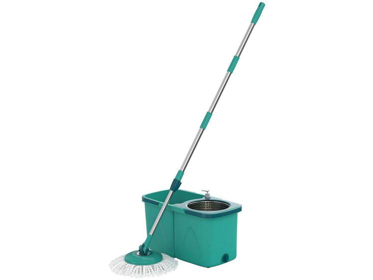Mop Giratório FlashLimp Pro com Balde - Microfibra Menor preço em Mop Giratório FlashLimp Pro com Balde - Microfibra