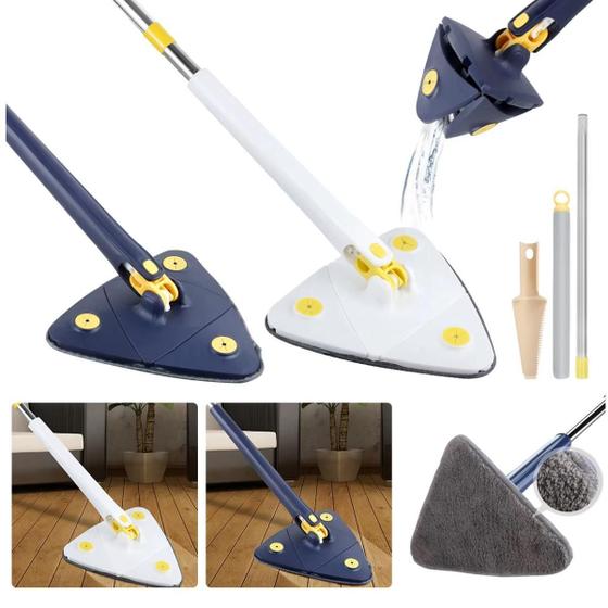 Imagem de Mop Giratório Triangular Com 2 Refil Mágico 360