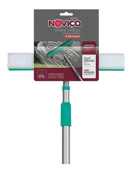 Imagem de Mop Limpa Vidros Noviça 2 Em 1 Cabo Extensor 1,18m