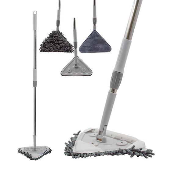 Imagem de Mop Mágico e Rodo com Refil 25cm Triangular Substitui Rodo Vassoura Pano