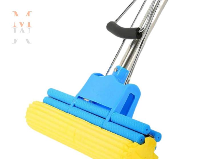 Mop Rodo Mágico Limpeza Geral Cabo Inox Extensível 120X27 Cm Menor preço em Mop Rodo Mágico Limpeza Geral Cabo Inox Extensível 120X27 Cm