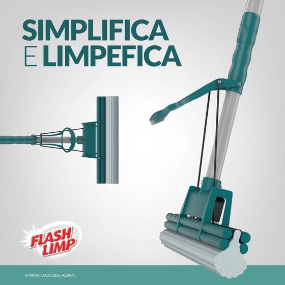 Imagem de Mop Rodo Magico Original Limpeza Geral Plus Flashlimp