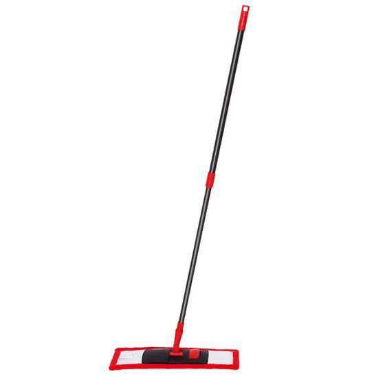 Imagem de Mop Rodo Microfibra Flat Vermelho / Cinza 72 a 120 cm Camesa