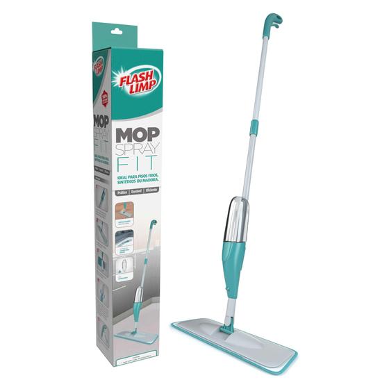 Mop Spray Fit Flashlimp Esfregão Menor preço em Mop Spray Fit Flashlimp Esfregão