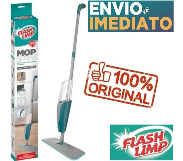 Mop Spray Flash Limp Rodo Mágico Original Menor preço em Mop Spray Flash Limp Rodo Mágico Original