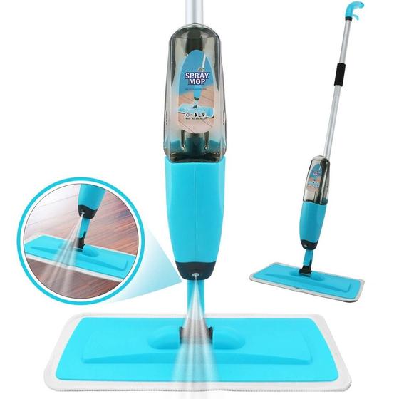 Mop Spray Rodo Magico De Limpeza Esfregão Com Reservatorio Microfibra Refil Menor preço em Mop Spray Rodo Magico De Limpeza Esfregão Com Reservatorio Microfibra Refil