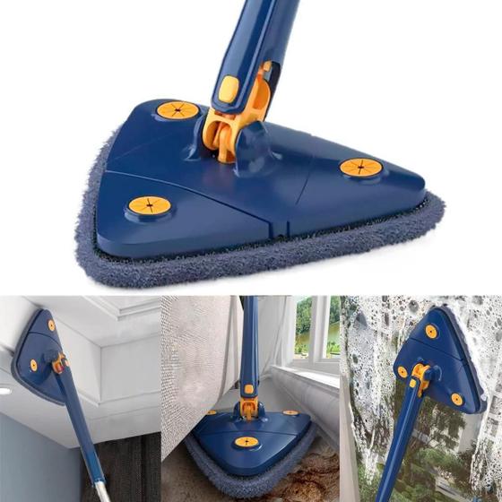 Imagem de Mop Triangular Multiuso Limpeza 360 Para Todo Tipo De Piso