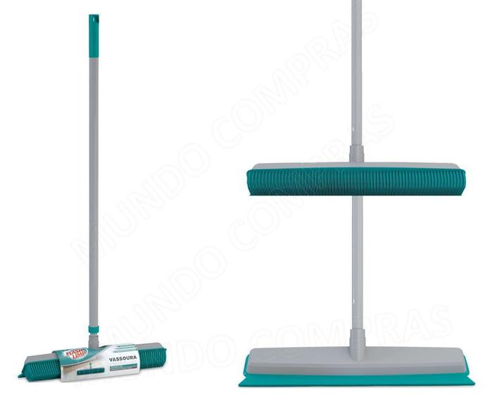 Imagem de Mop Vassoura Emborrachada Multiuso 2 Em 1