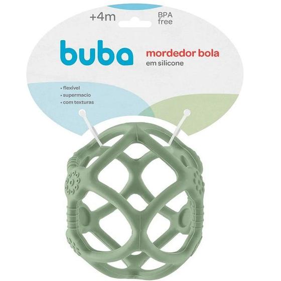 Imagem de Mordedor Bola Silicone Flexivel Macio Buba